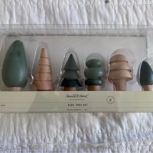 Hearth and hand kids’ tree set wooden toys NIB